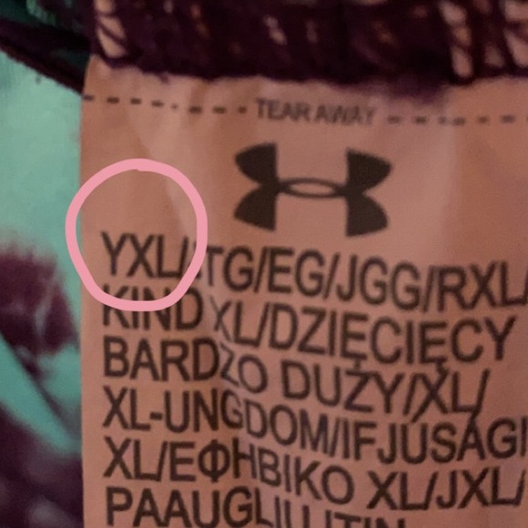 YXL Under Armor Spandex - Picture 2 of 2